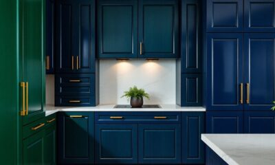 bold kitchen cabinet colors