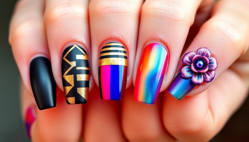 bold nail art styles