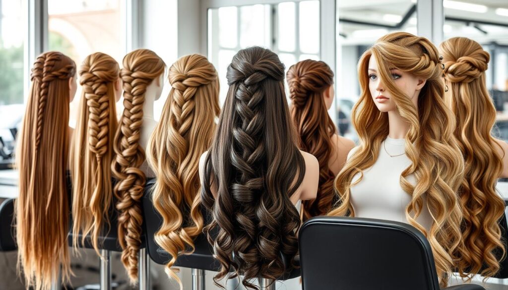 long hair styling techniques