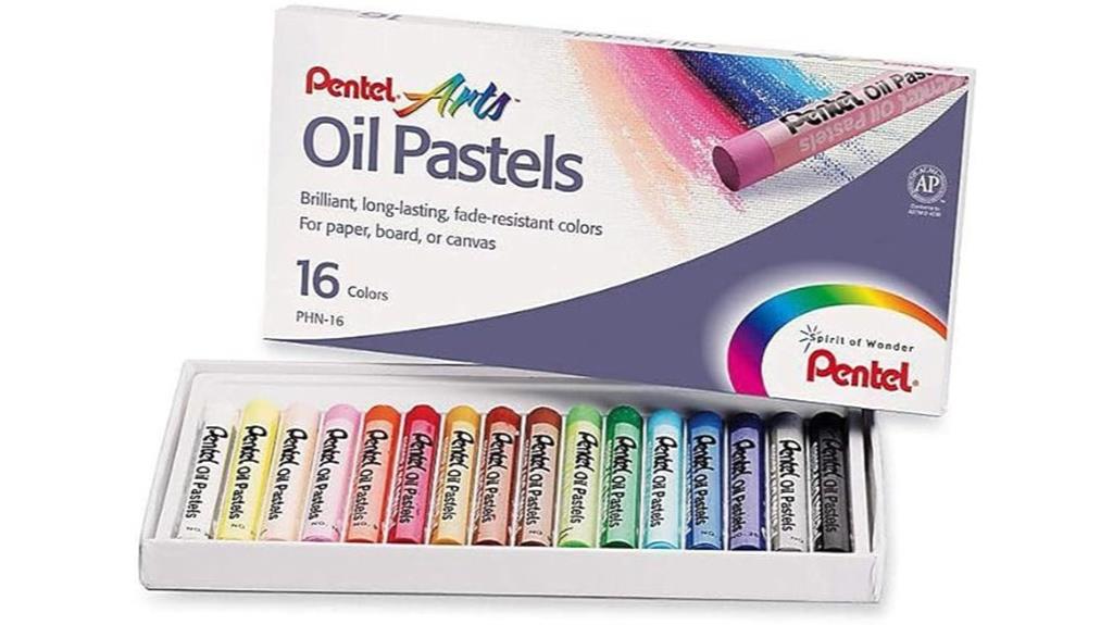 16 color oil pastel set