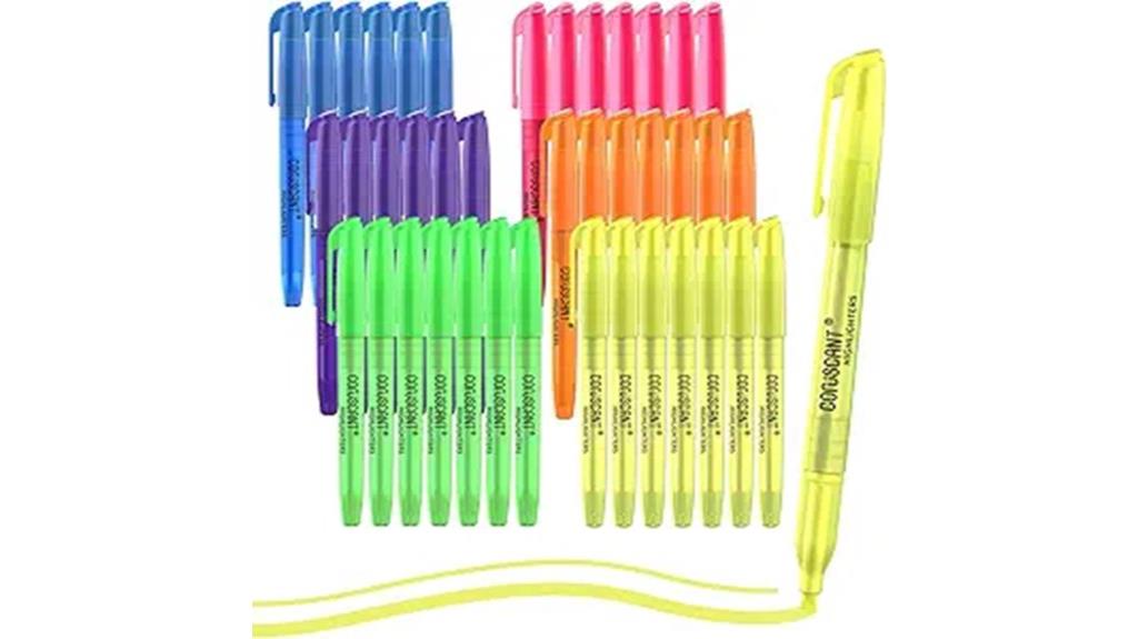 36 fluorescent highlighter pack