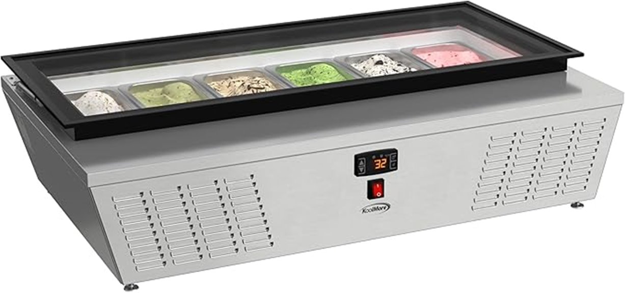 45 inch ice cream freezer