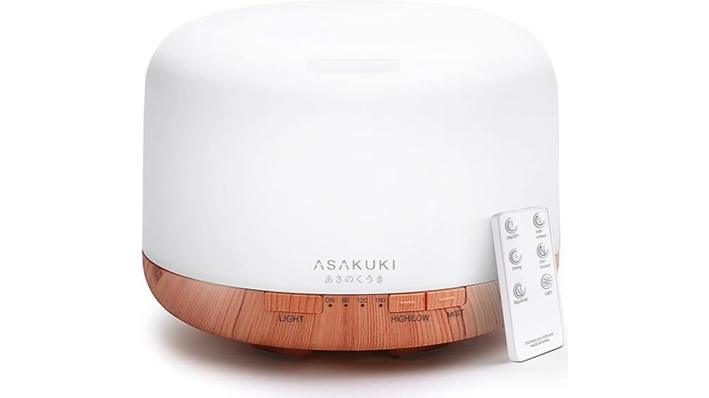 500ml oil diffuser with remote