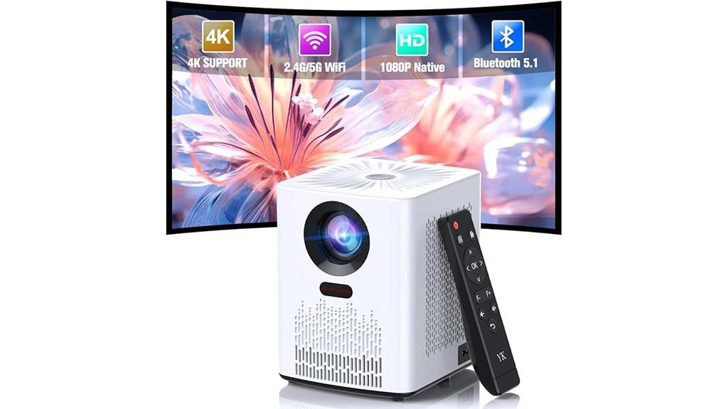 5g bluetooth 4k projector