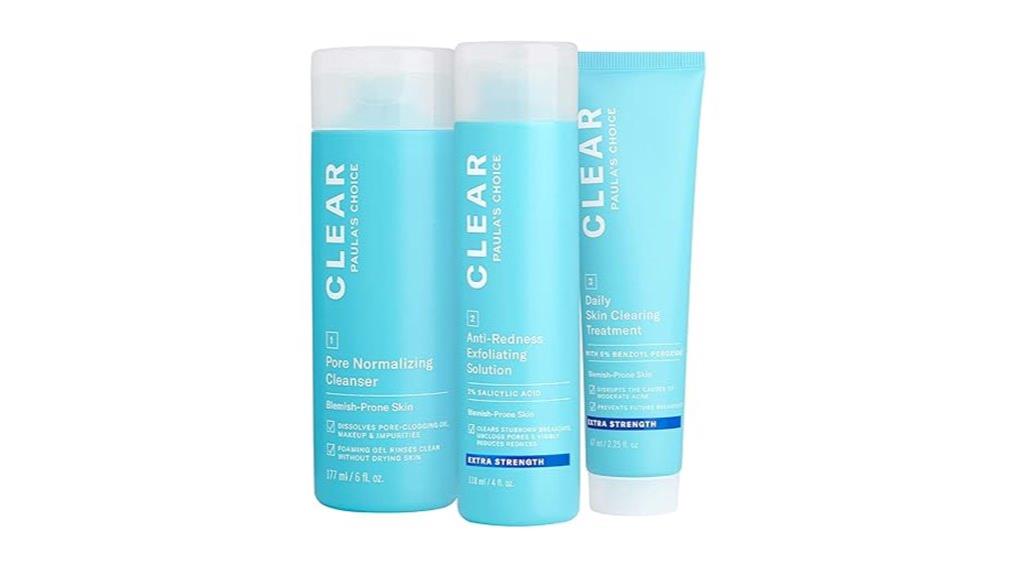 acne treatment three piece set