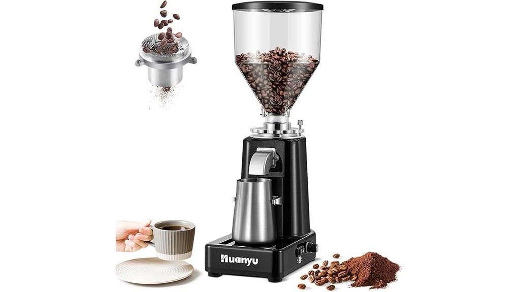 adjustable burr coffee grinder