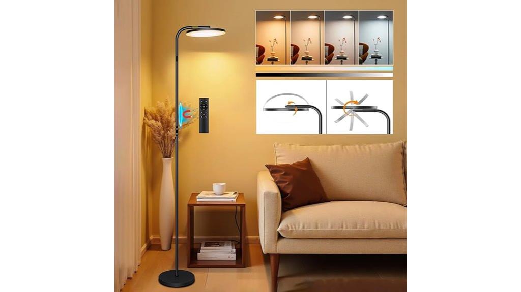 adjustable dimmer floor lamp