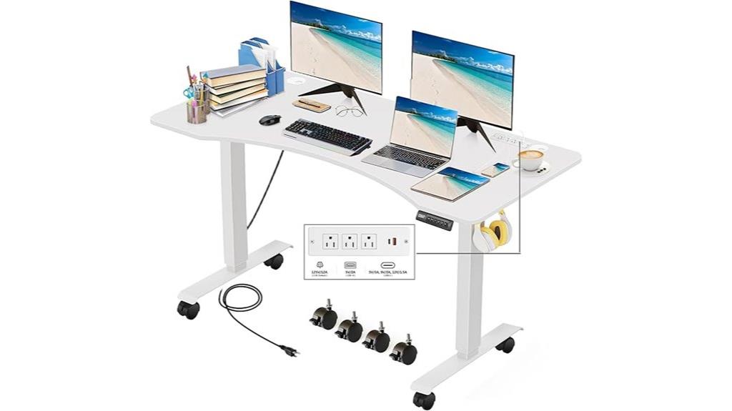 adjustable electric standing desk