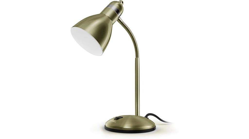 adjustable metal desk lamp