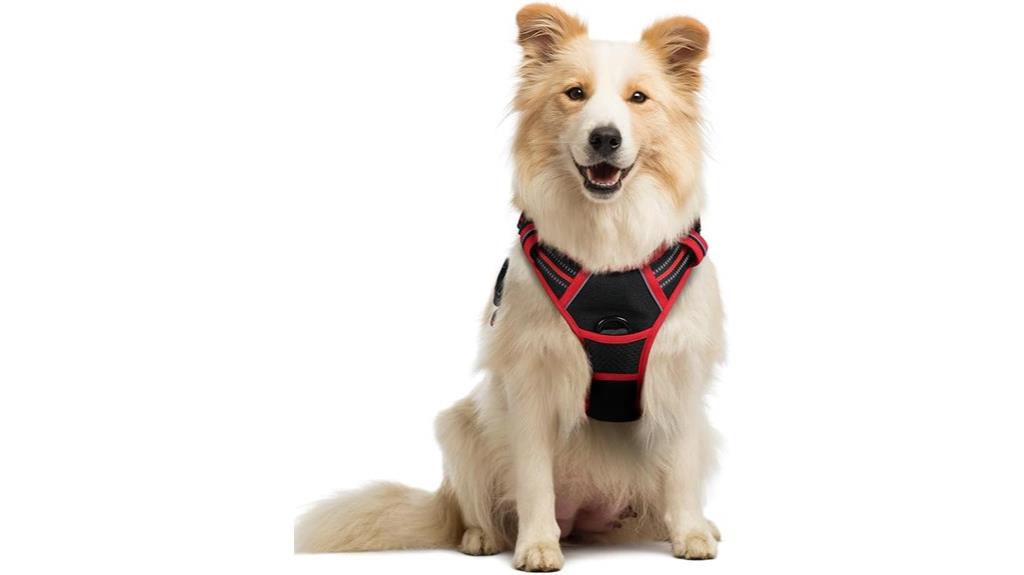 adjustable reflective padded harness