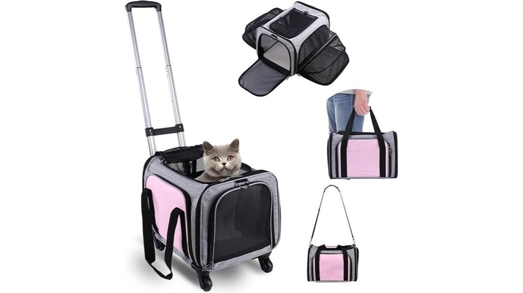 airline approved expandable pet carrier