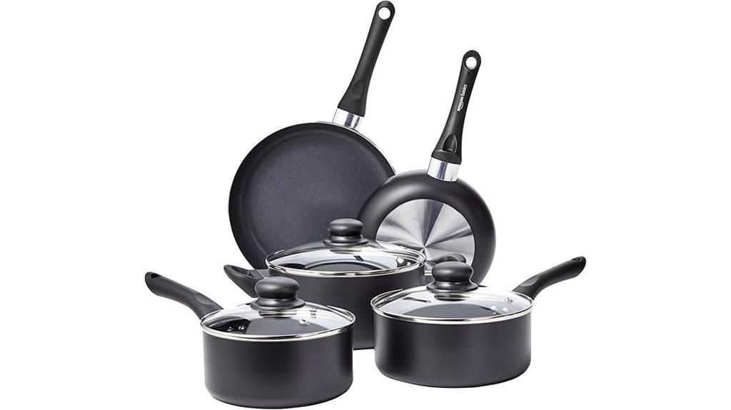 amazon basics 8 piece cookware