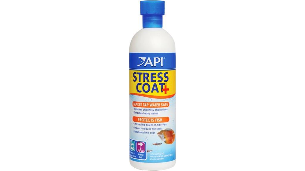 aquarium water conditioner bottle