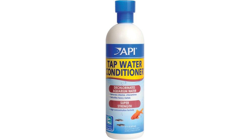 aquarium water conditioner bottle