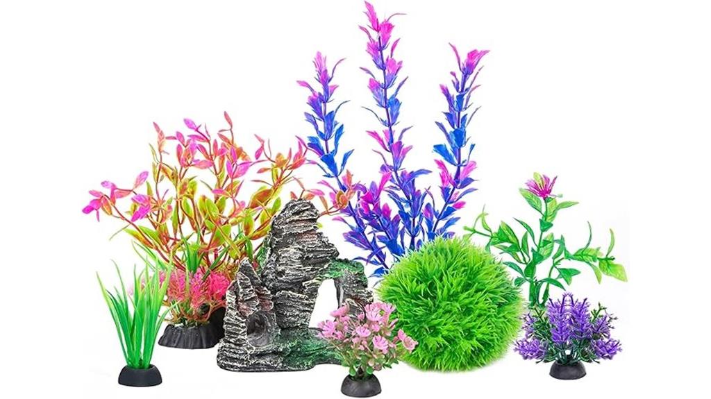 artificial aquarium plants set