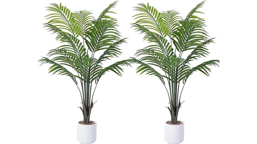 artificial areca palm set