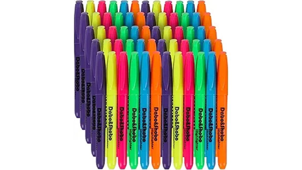 assorted color highlighter pack