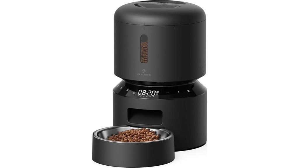 automatic cat feeder with freshness
