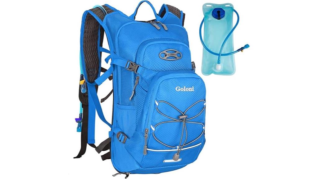backpack with water bladder
