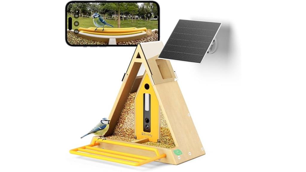 bird feeder with camera