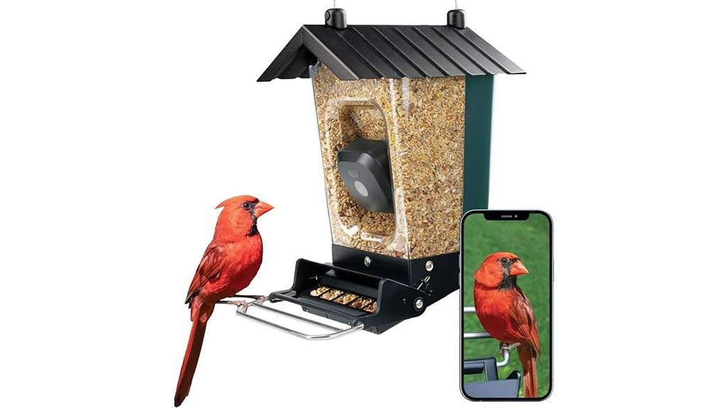 bird feeder with camera