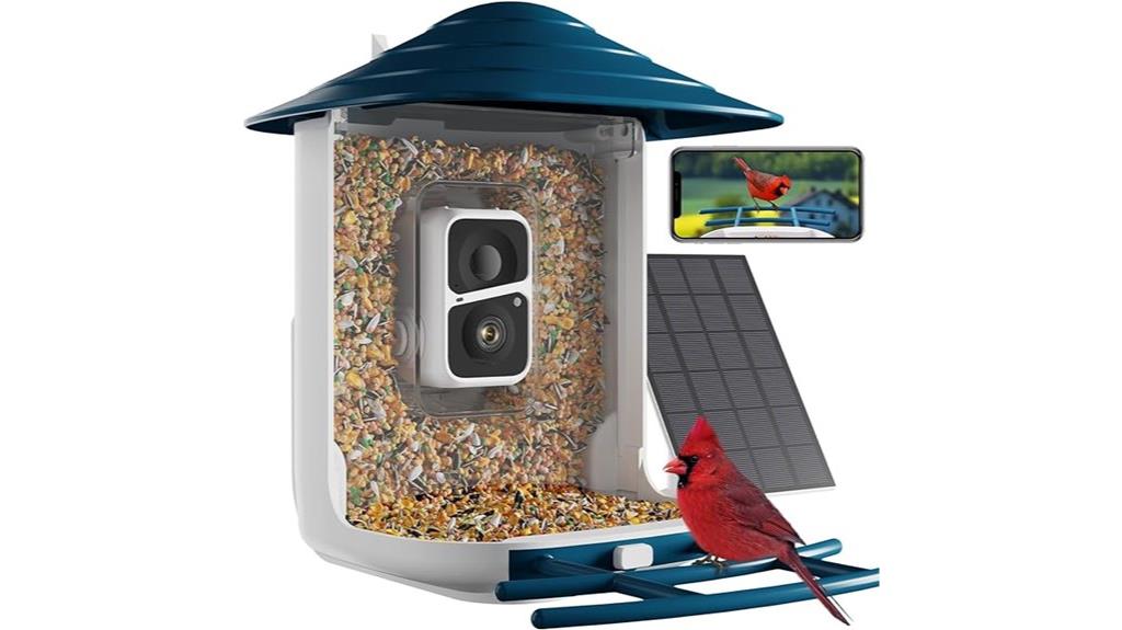 bird feeder with camera