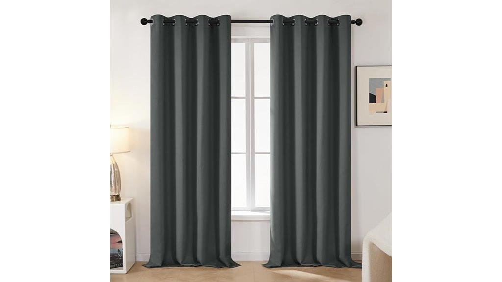 blackout grommet curtain set