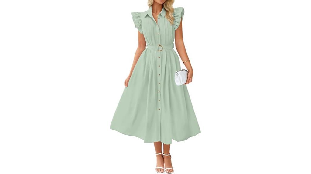 boho midi dress pockets