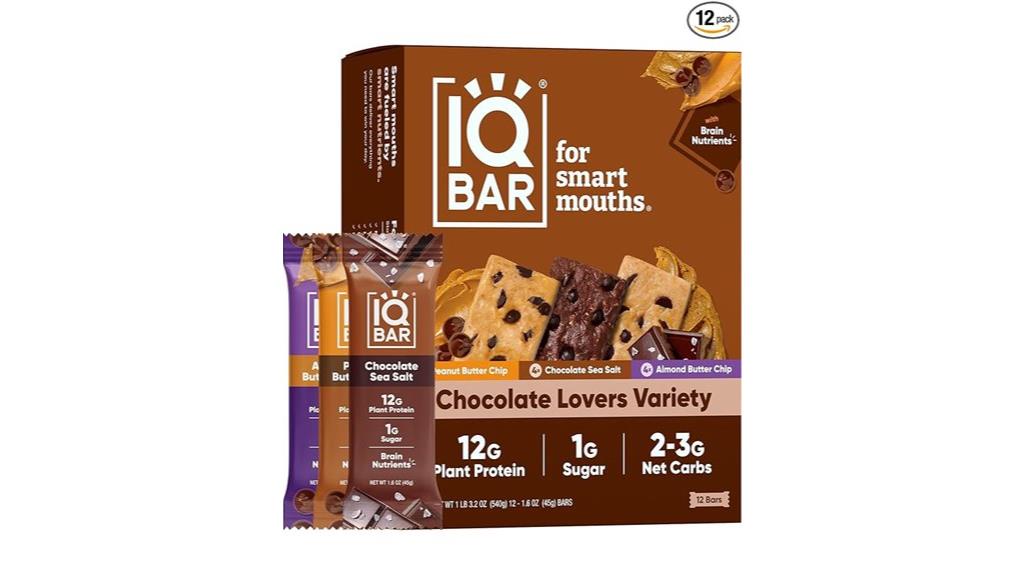 brain and body plant protein bars