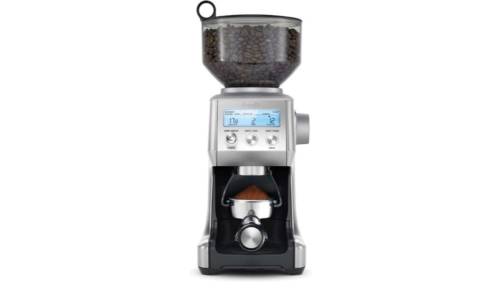breville stainless steel grinder