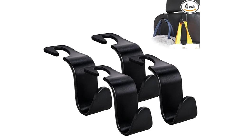car seat headrest hooks
