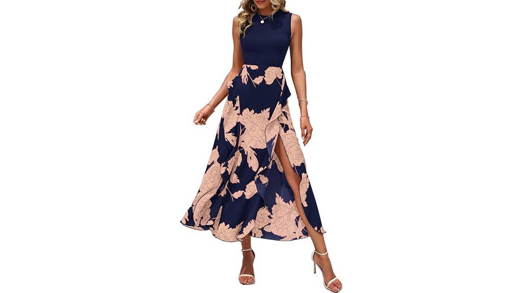 casual sleeveless summer dress