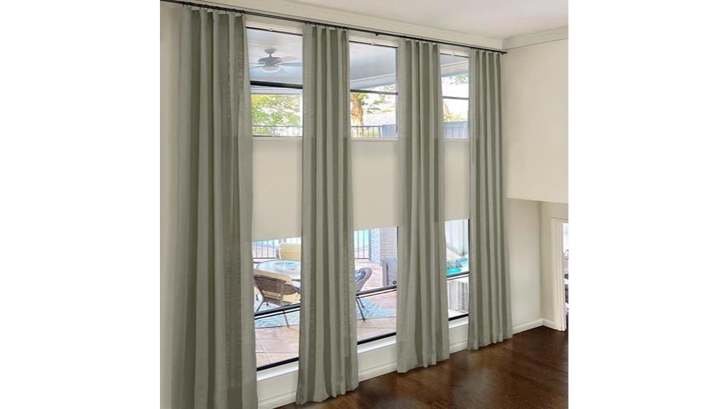 chadmade linen curtain panel