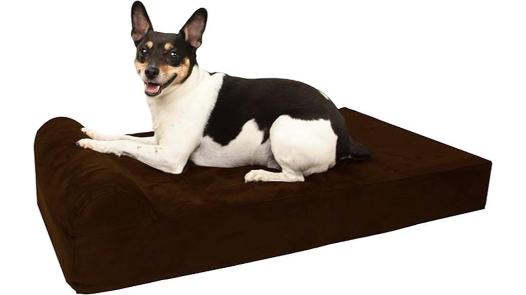 chocolate junior orthopedic bed