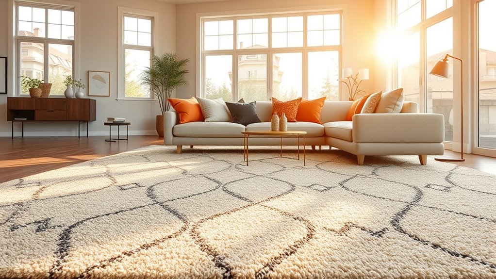 choosing the right living room rug