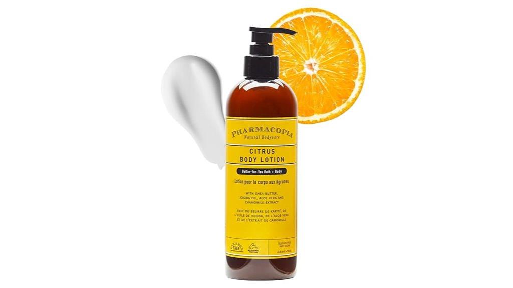 citrus hydrating body lotion