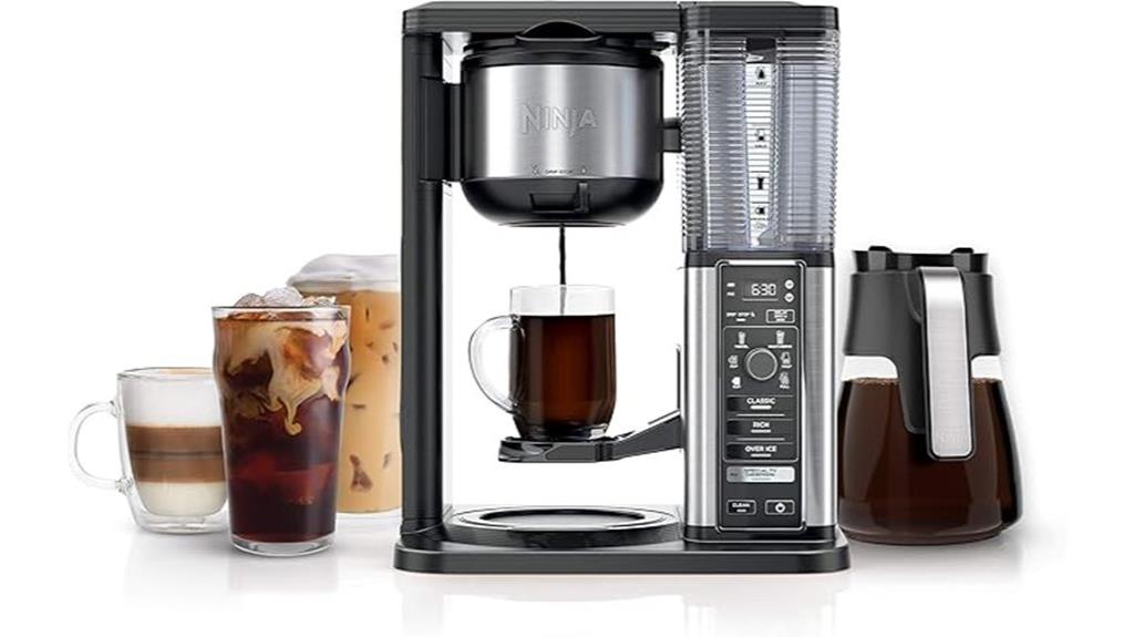 coffee maker with versatile brewing