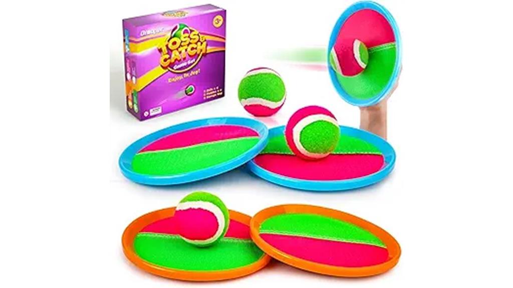 colorful kids toss game