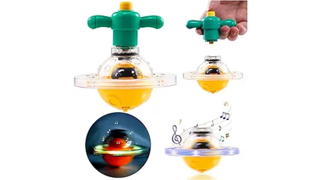 colorful spinning birthday toy