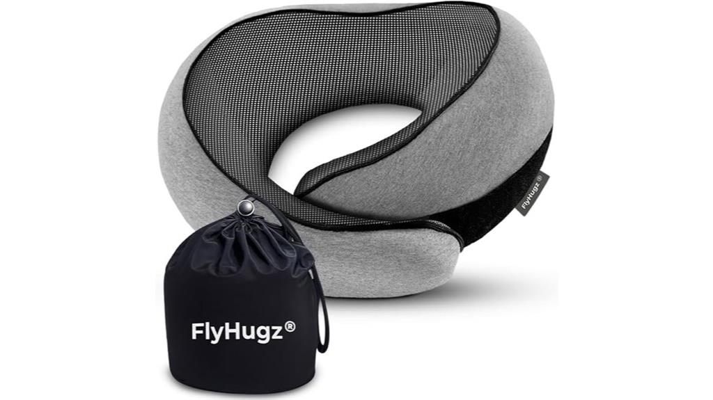 comfortable memory foam travel pillow