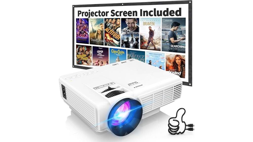 compact bluetooth hd projector