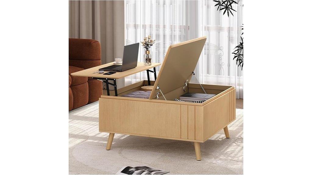 convertible storage coffee table
