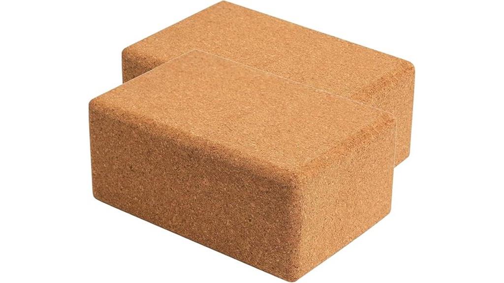cork yoga block set