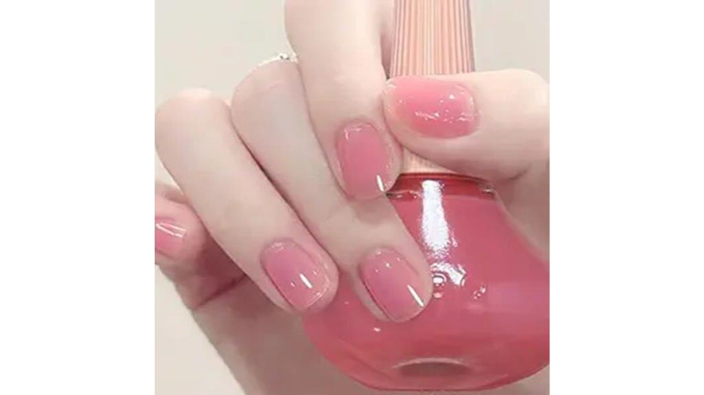 cosmoo pink nail polish