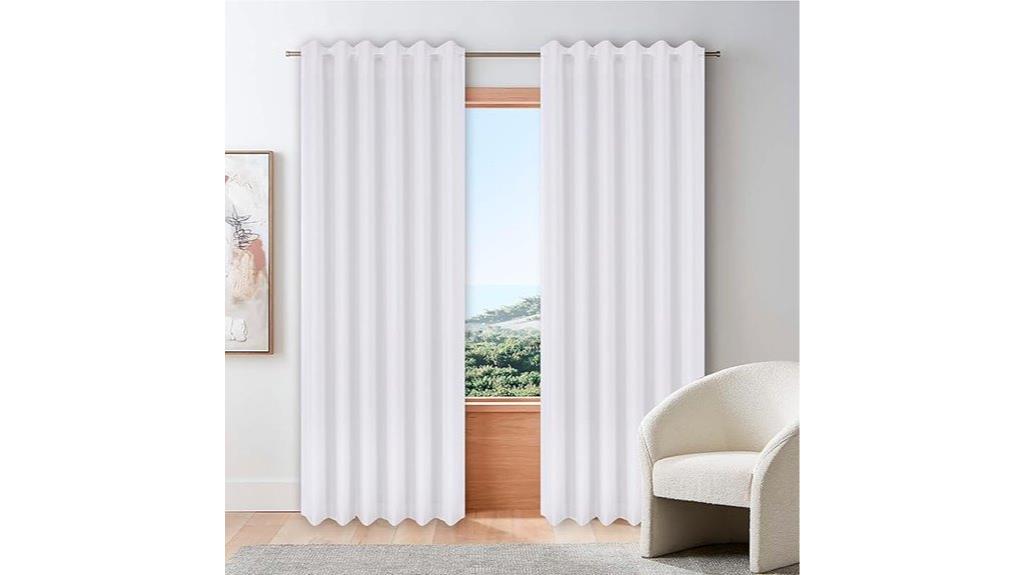 cotton semi sheer curtains