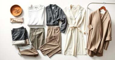 create a minimalist clothing collection