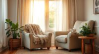 create cozy reading nook