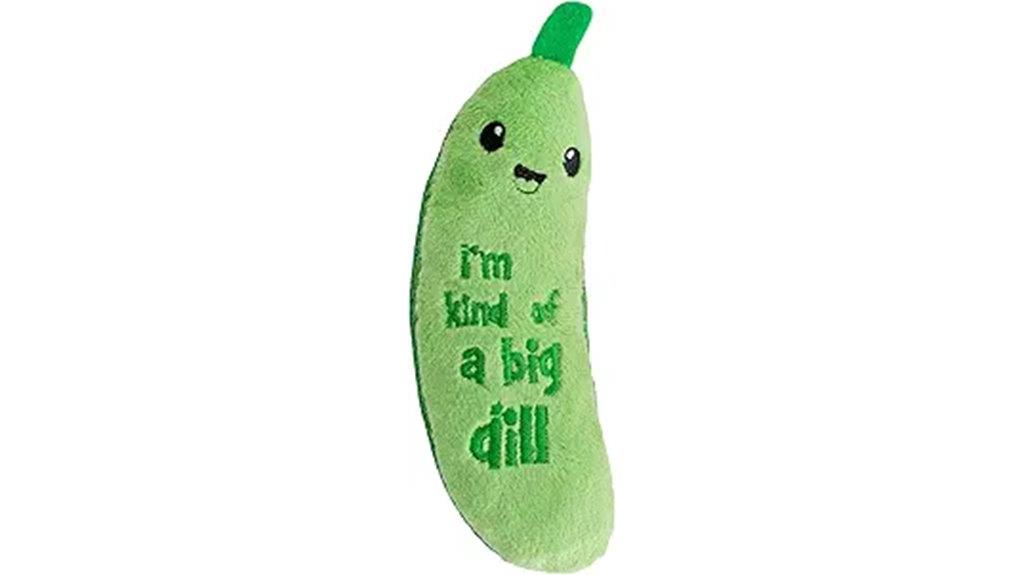 crunchy pickle kicker toy