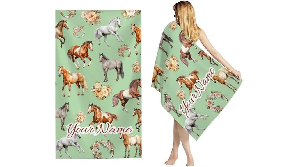 custom quick dry beach towel