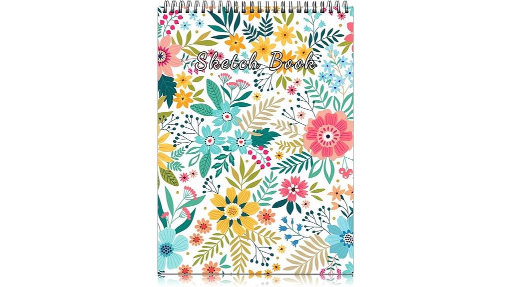 deokke 9x12 spiral notebook